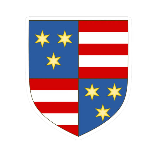 Arms of the County of Celje (Slovenia) (Coat of Arms) STICKER Vinyl Kiss-Cut Decal 2 Inch White - The Sticker Space