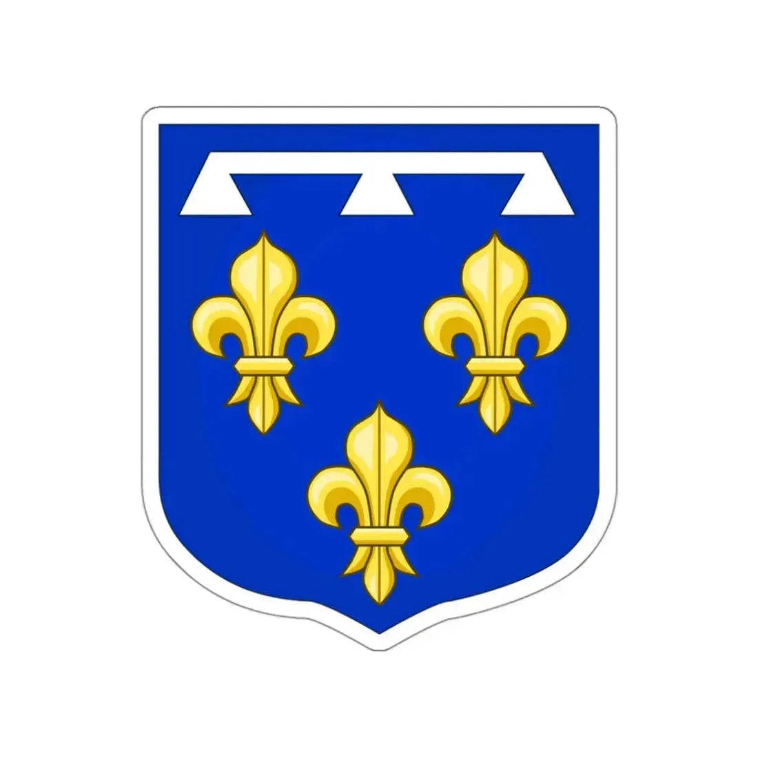 Arms of the Dukes of Orléans STICKER Vinyl Die-Cut Decal 3 Inch - The Sticker Space