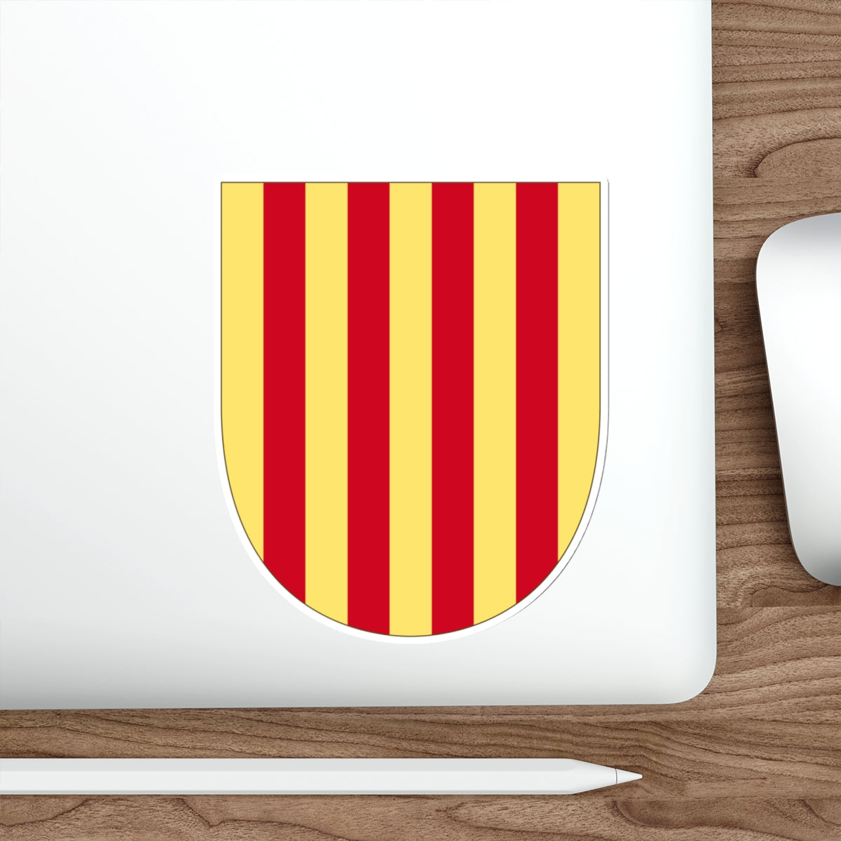 Arms of the Former Crown of Aragon STICKER Vinyl Die-Cut Decal-The Sticker Space