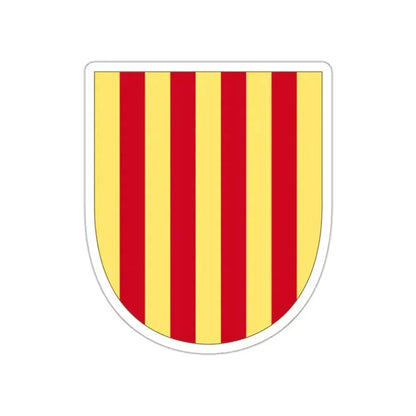 Arms of the Former Crown of Aragon STICKER Vinyl Die-Cut Decal 2 Inch - The Sticker Space