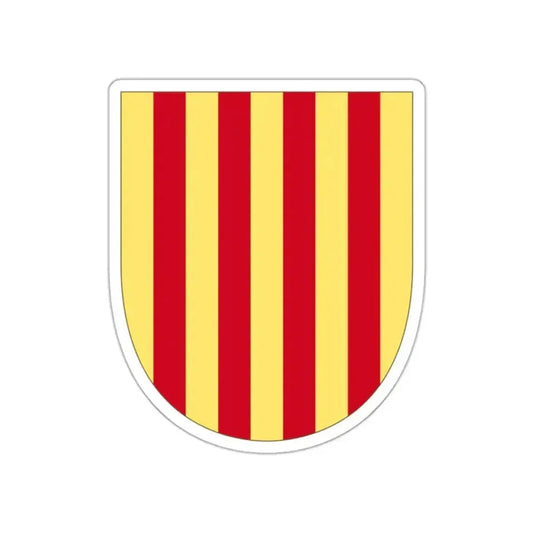 Arms of the Former Crown of Aragon STICKER Vinyl Die-Cut Decal 2 Inch - The Sticker Space