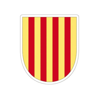 Arms of the Former Crown of Aragon STICKER Vinyl Die-Cut Decal 3 Inch - The Sticker Space
