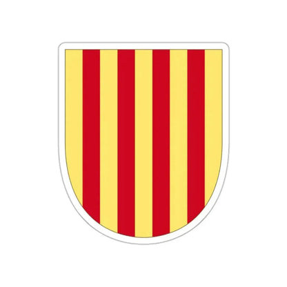 Arms of the Former Crown of Aragon STICKER Vinyl Die-Cut Decal - The Sticker Space