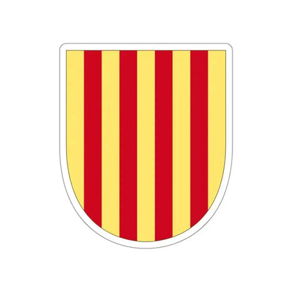 Arms of the Former Crown of Aragon STICKER Vinyl Die-Cut Decal - The Sticker Space