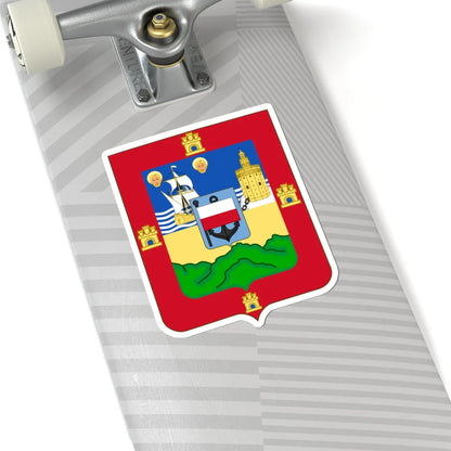 Arms of the Former Province of Santander Spain (Spain) (Coat of Arms) STICKER Vinyl Kiss-Cut Decal - The Sticker Space