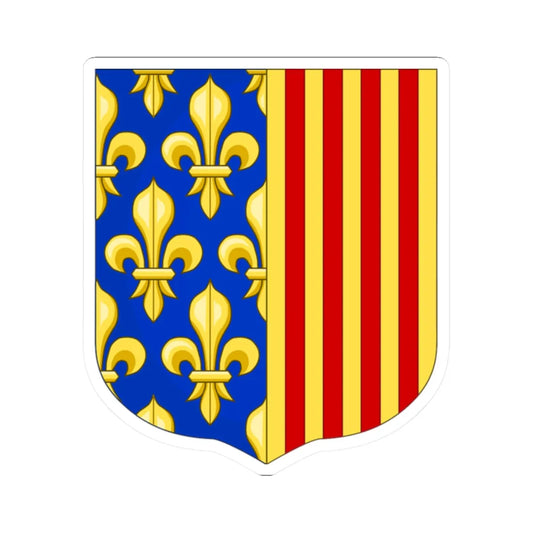 Arms of the French Department of Lozère (Spain) (Coat of Arms) STICKER Vinyl Kiss-Cut Decal 2 Inch White - The Sticker Space