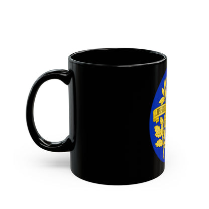 Arms of the French Republic - Black Coffee Mug-The Sticker Space