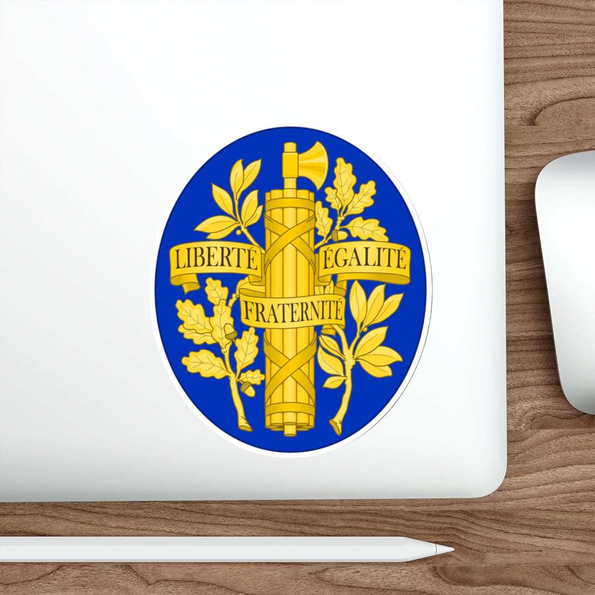 Arms of the French Republic STICKER Vinyl Die-Cut Decal-The Sticker Space