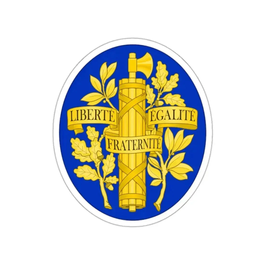 Arms of the French Republic STICKER Vinyl Die-Cut Decal - The Sticker Space