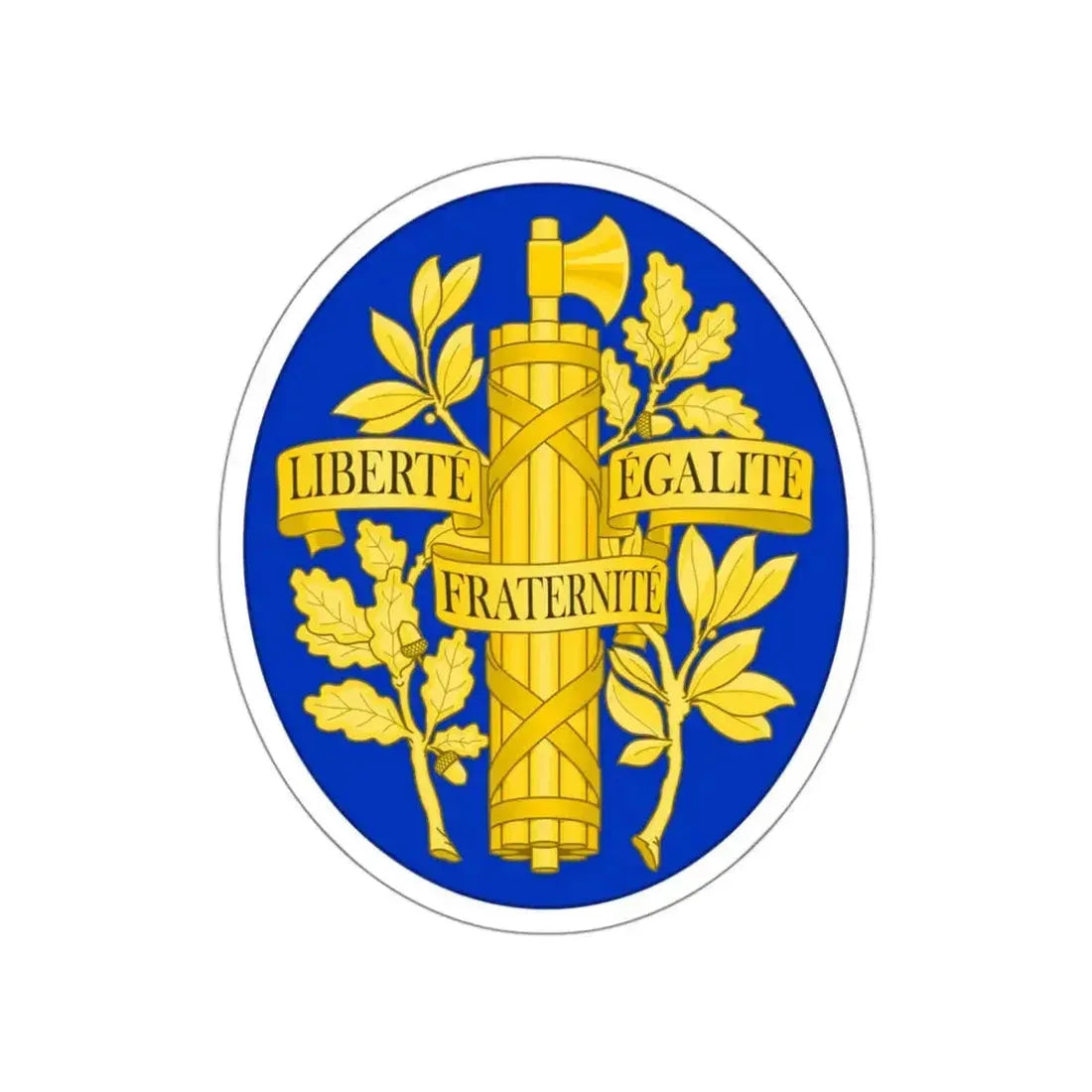 Arms of the French Republic STICKER Vinyl Die-Cut Decal - The Sticker Space