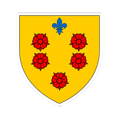 Arms of the Giacomelli family - variation 04 (Italy) (Coat of Arms) STICKER Vinyl Kiss-Cut Decal 3 Inch White - The Sticker Space