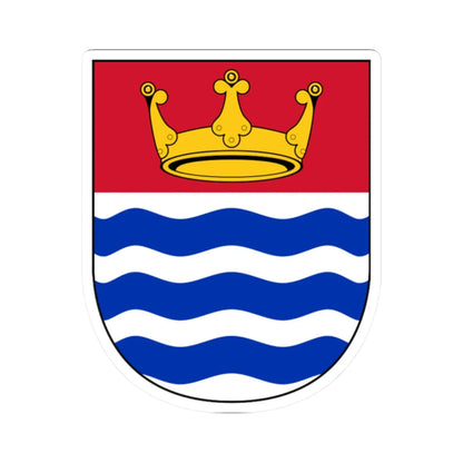 Arms of the Greater London Council (England) (Coat of Arms) STICKER Vinyl Kiss-Cut Decal 2 Inch White - The Sticker Space