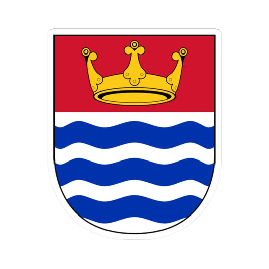 Arms of the Greater London Council (England) (Coat of Arms) STICKER Vinyl Kiss-Cut Decal 2 Inch White - The Sticker Space