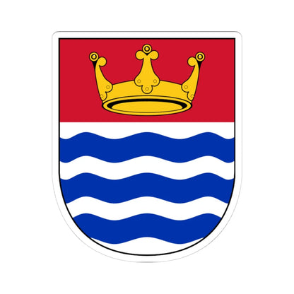 Arms of the Greater London Council (England) (Coat of Arms) STICKER Vinyl Kiss-Cut Decal 4 Inch White - The Sticker Space