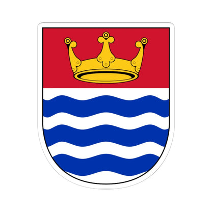 Arms of the Greater London Council (England) (Coat of Arms) STICKER Vinyl Kiss-Cut Decal 6 Inch White - The Sticker Space