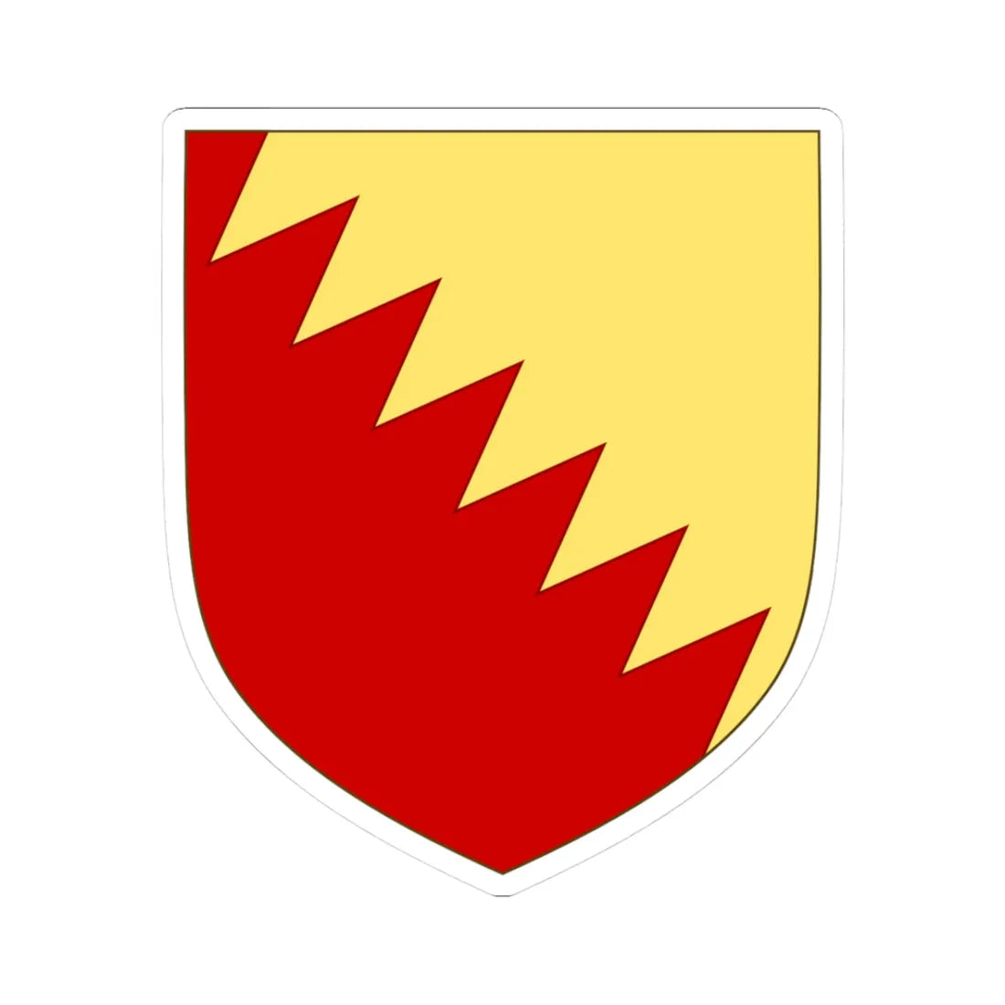 Arms of the house of Bentivoglio (Italy) (Coat of Arms) STICKER Vinyl Kiss-Cut Decal 3 Inch White - The Sticker Space