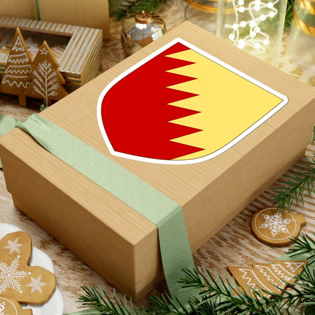 Arms of the house of Bentivoglio (Italy) (Coat of Arms) STICKER Vinyl Kiss-Cut Decal - The Sticker Space