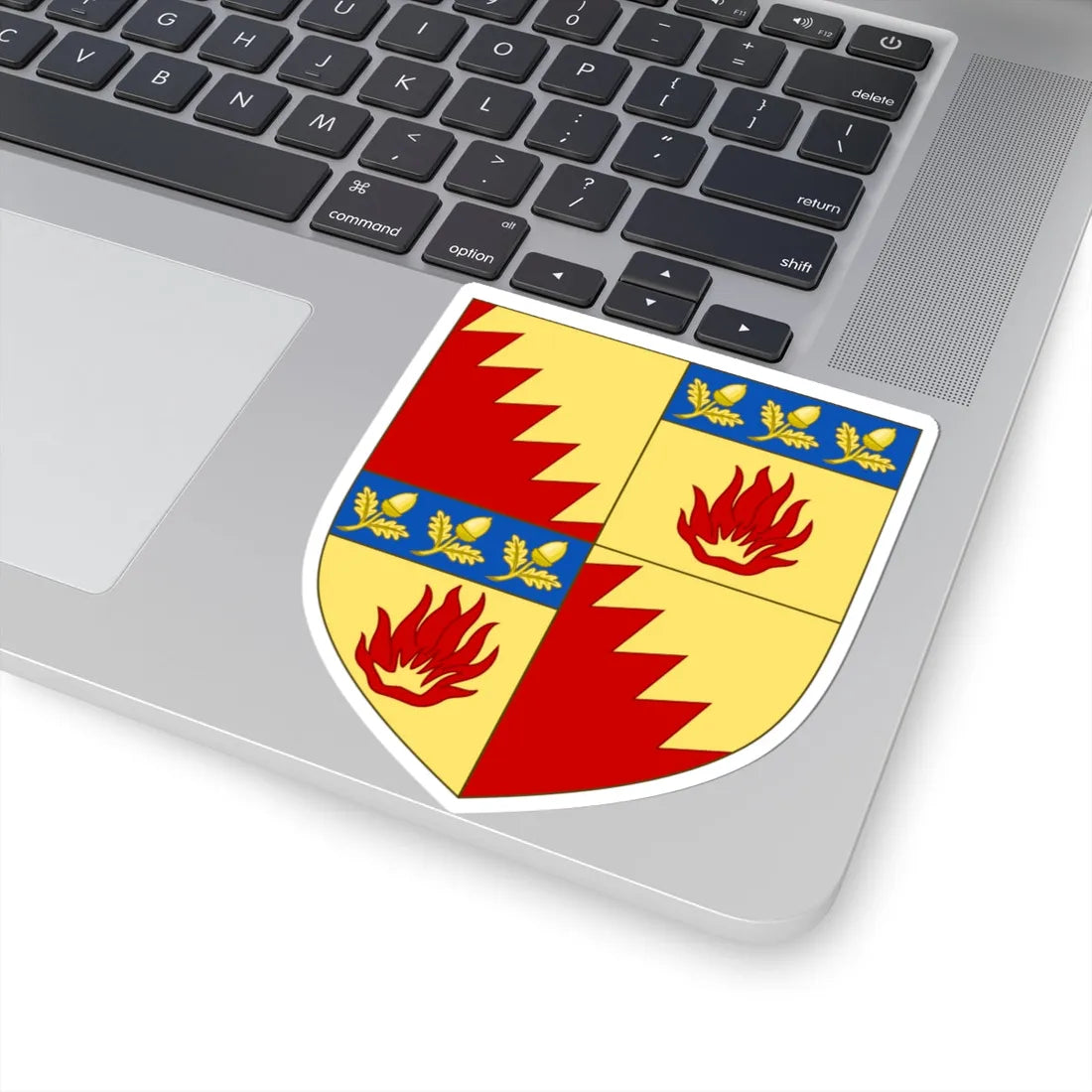 Arms of the house of Bentivoglio of Bologna (Italy) (Coat of Arms) STICKER Vinyl Kiss-Cut Decal - The Sticker Space