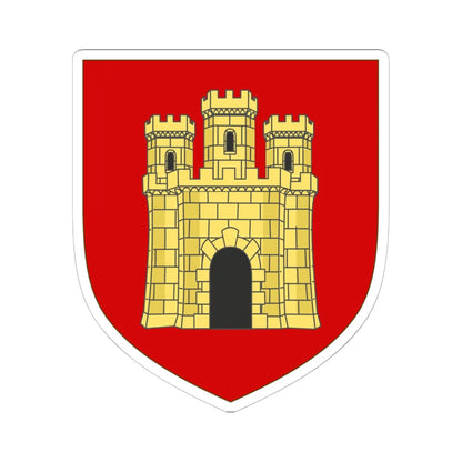 Arms of the House of Castellane (France) (Coat of Arms) STICKER Vinyl Kiss-Cut Decal 6 Inch White - The Sticker Space
