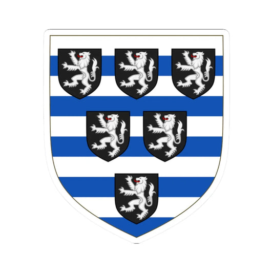 Arms of the House of Cecil (England) (Coat of Arms) STICKER Vinyl Kiss-Cut Decal 2 Inch White - The Sticker Space
