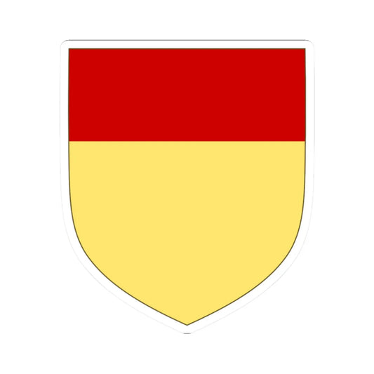 Arms of the house of Clavesana (Italy) (Coat of Arms) STICKER Vinyl Kiss-Cut Decal 2 Inch White - The Sticker Space