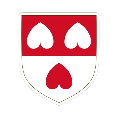 Arms of the house of Colleoni Modern (Italy) (Coat of Arms) STICKER Vinyl Kiss-Cut Decal 4 Inch White - The Sticker Space