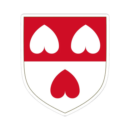 Arms of the house of Colleoni Modern (Italy) (Coat of Arms) STICKER Vinyl Kiss-Cut Decal 6 Inch White - The Sticker Space