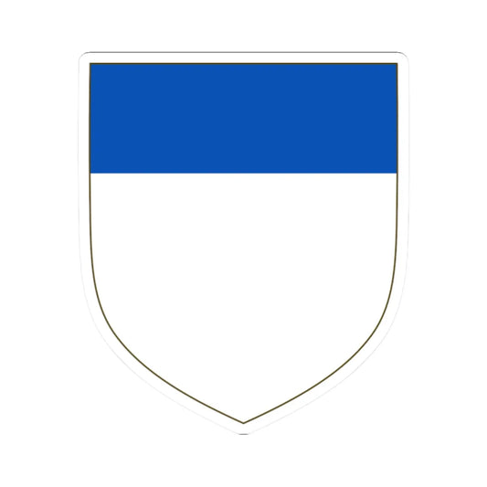 Arms of the house of Del Vasto (Italy) (Coat of Arms) STICKER Vinyl Kiss-Cut Decal 2 Inch White - The Sticker Space