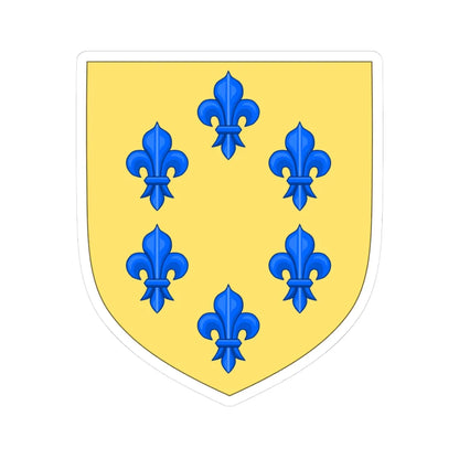Arms of the House of Farnese Variant used in the Spanish Royal Arms (Italy) (Coat of Arms) STICKER Vinyl Kiss-Cut Decal 3 Inch White - The Sticker Space