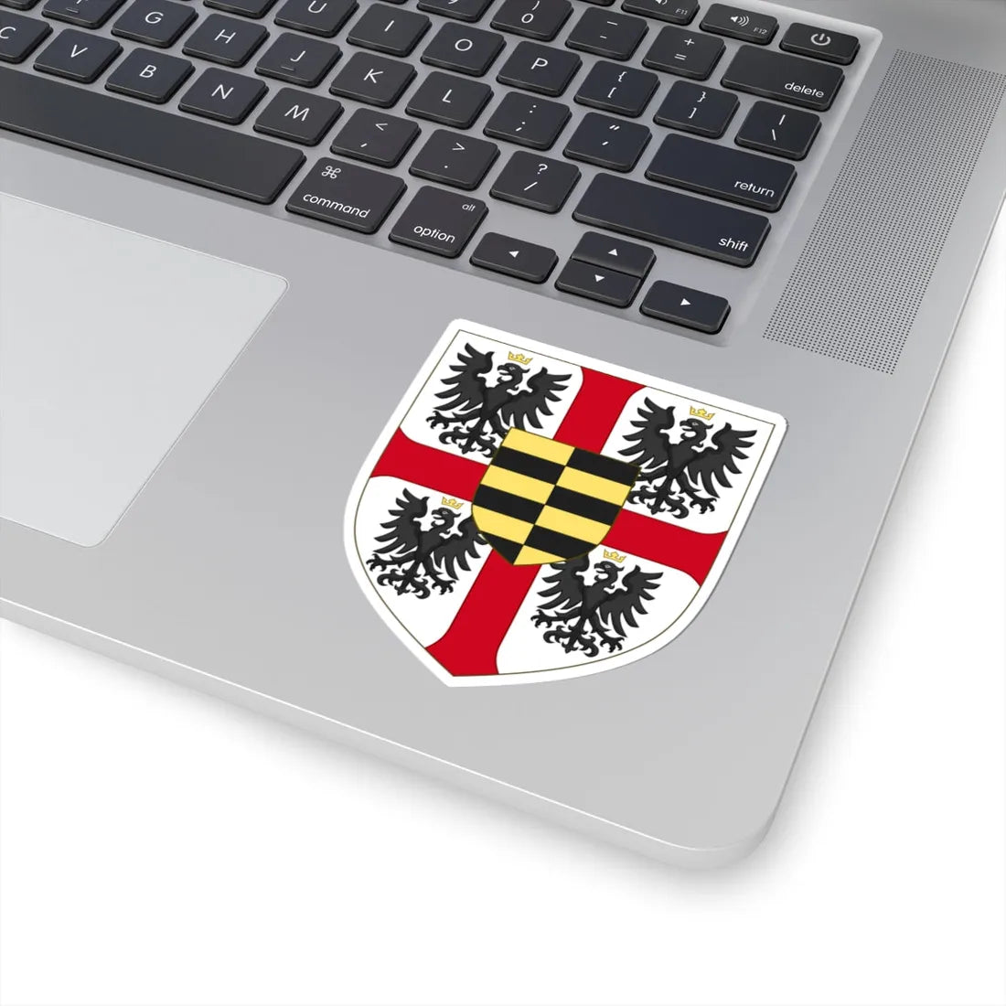 Arms of the house of Gonzaga-Novellara (Italy) (Coat of Arms) STICKER Vinyl Kiss-Cut Decal - The Sticker Space