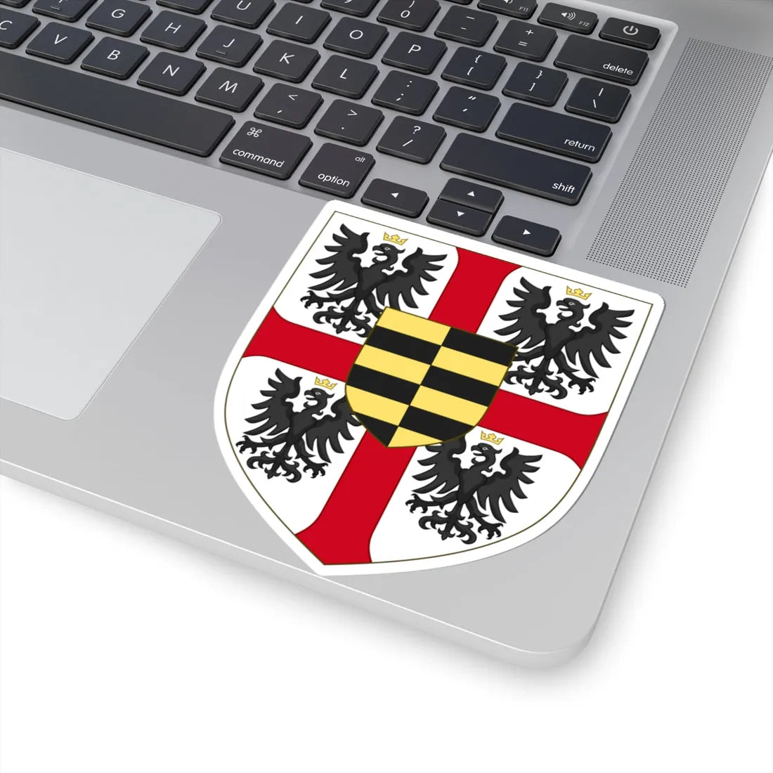 Arms of the house of Gonzaga-Novellara (Italy) (Coat of Arms) STICKER Vinyl Kiss-Cut Decal - The Sticker Space