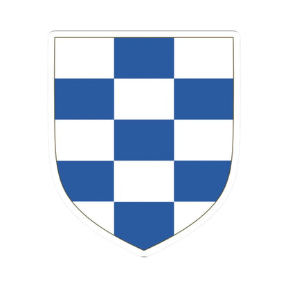 Arms of the House of Álvarez de Toledo Template (Spain) (Coat of Arms) STICKER Vinyl Kiss-Cut Decal 2 Inch White - The Sticker Space