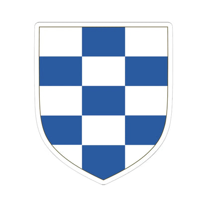 Arms of the House of Álvarez de Toledo Template (Spain) (Coat of Arms) STICKER Vinyl Kiss-Cut Decal 6 Inch White - The Sticker Space