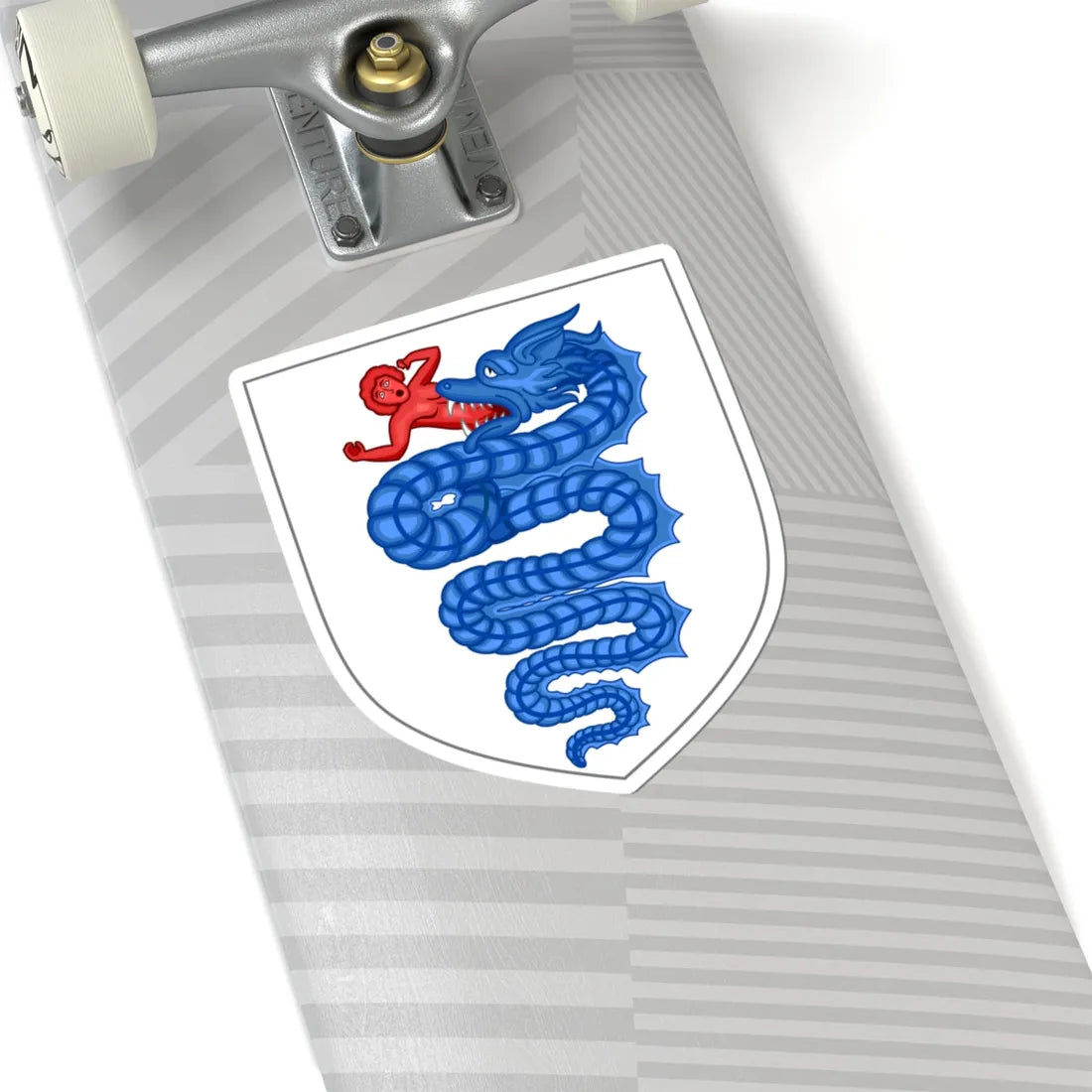 Arms of the House of Visconti 1277 (Spain) (Coat of Arms) STICKER Vinyl Kiss-Cut Decal - The Sticker Space