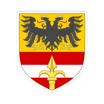 Arms of the Imperial Free City of Trieste (Italy) (Coat of Arms) STICKER Vinyl Kiss-Cut Decal 4 Inch White - The Sticker Space