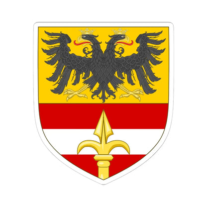Arms of the Imperial Free City of Trieste (Italy) (Coat of Arms) STICKER Vinyl Kiss-Cut Decal 6 Inch White - The Sticker Space