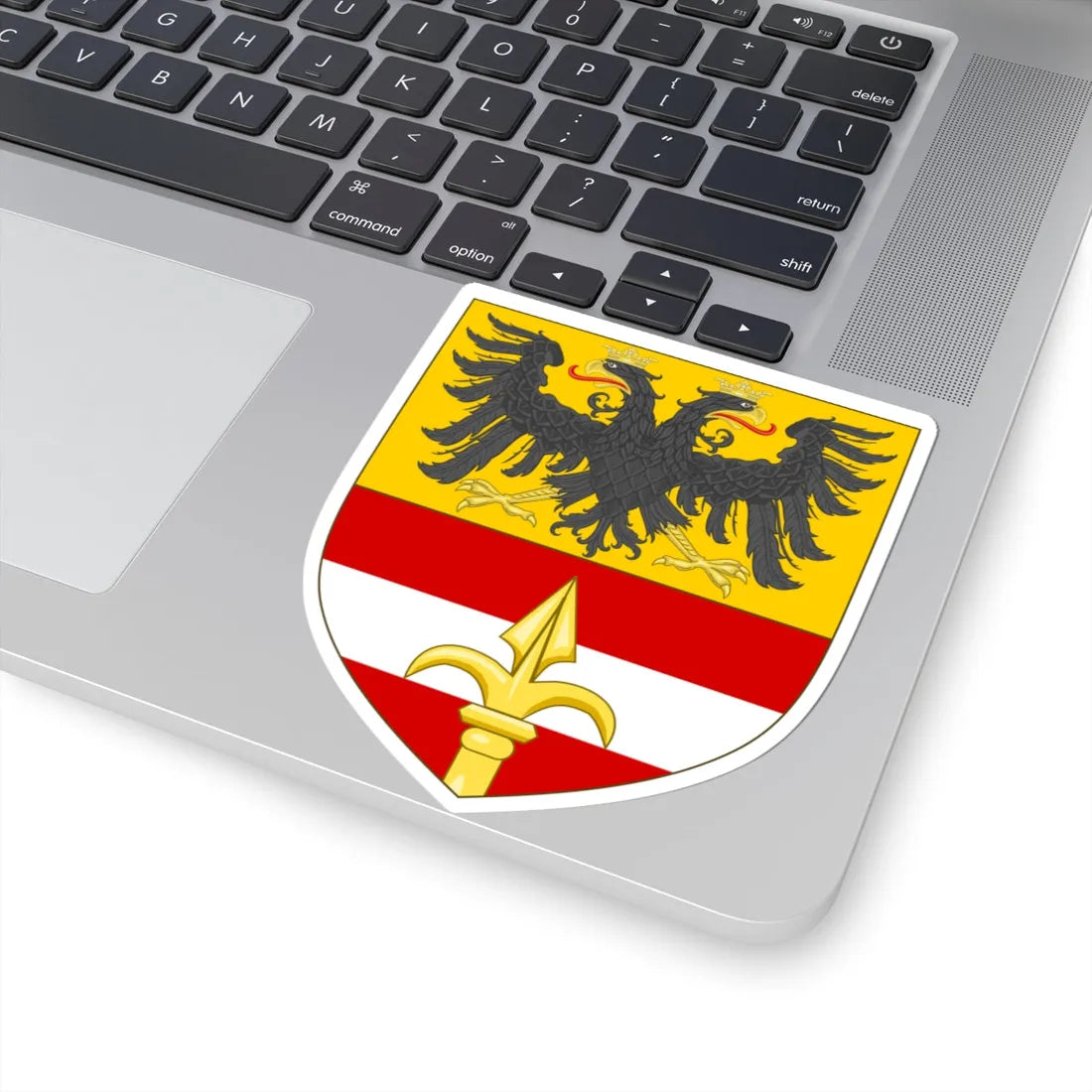 Arms of the Imperial Free City of Trieste (Italy) (Coat of Arms) STICKER Vinyl Kiss-Cut Decal - The Sticker Space