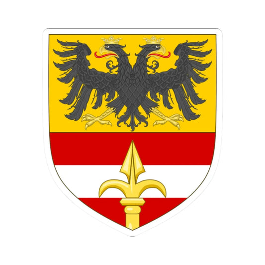 Arms of the Imperial Free City of Trieste (Slovenia) (Coat of Arms) STICKER Vinyl Kiss-Cut Decal 2 Inch White - The Sticker Space