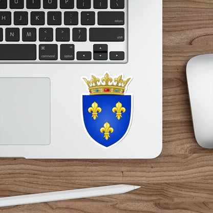 Arms of the Kingdom of France (Moderne) STICKER Vinyl Die-Cut Decal-The Sticker Space