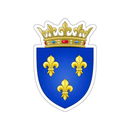 Arms of the Kingdom of France (Moderne) STICKER Vinyl Die-Cut Decal - The Sticker Space
