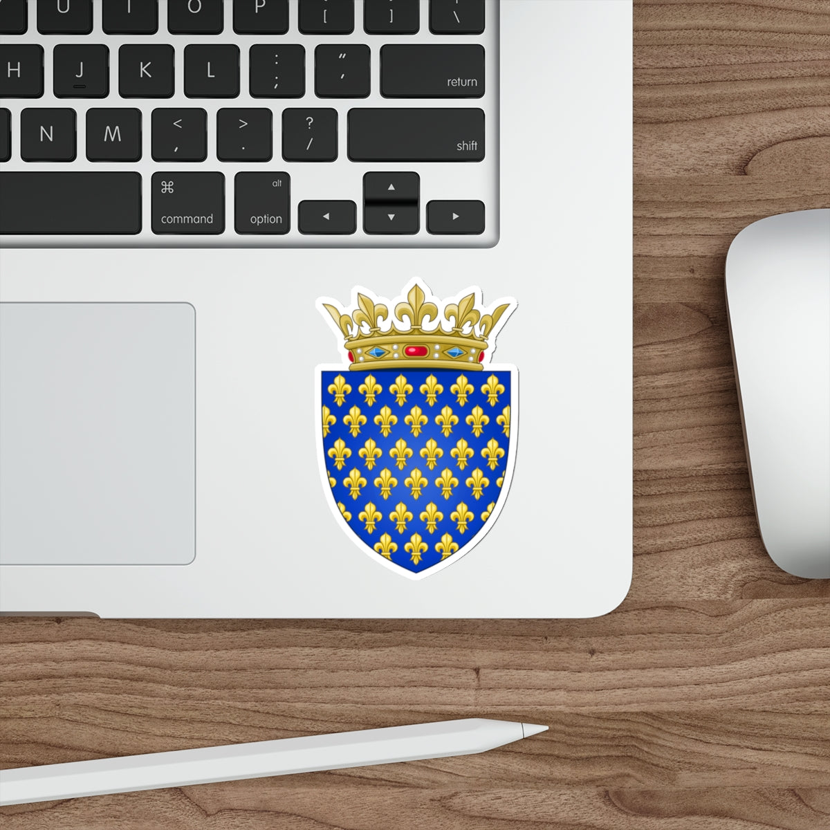 Arms of the Kingdom of France STICKER Vinyl Die-Cut Decal-The Sticker Space