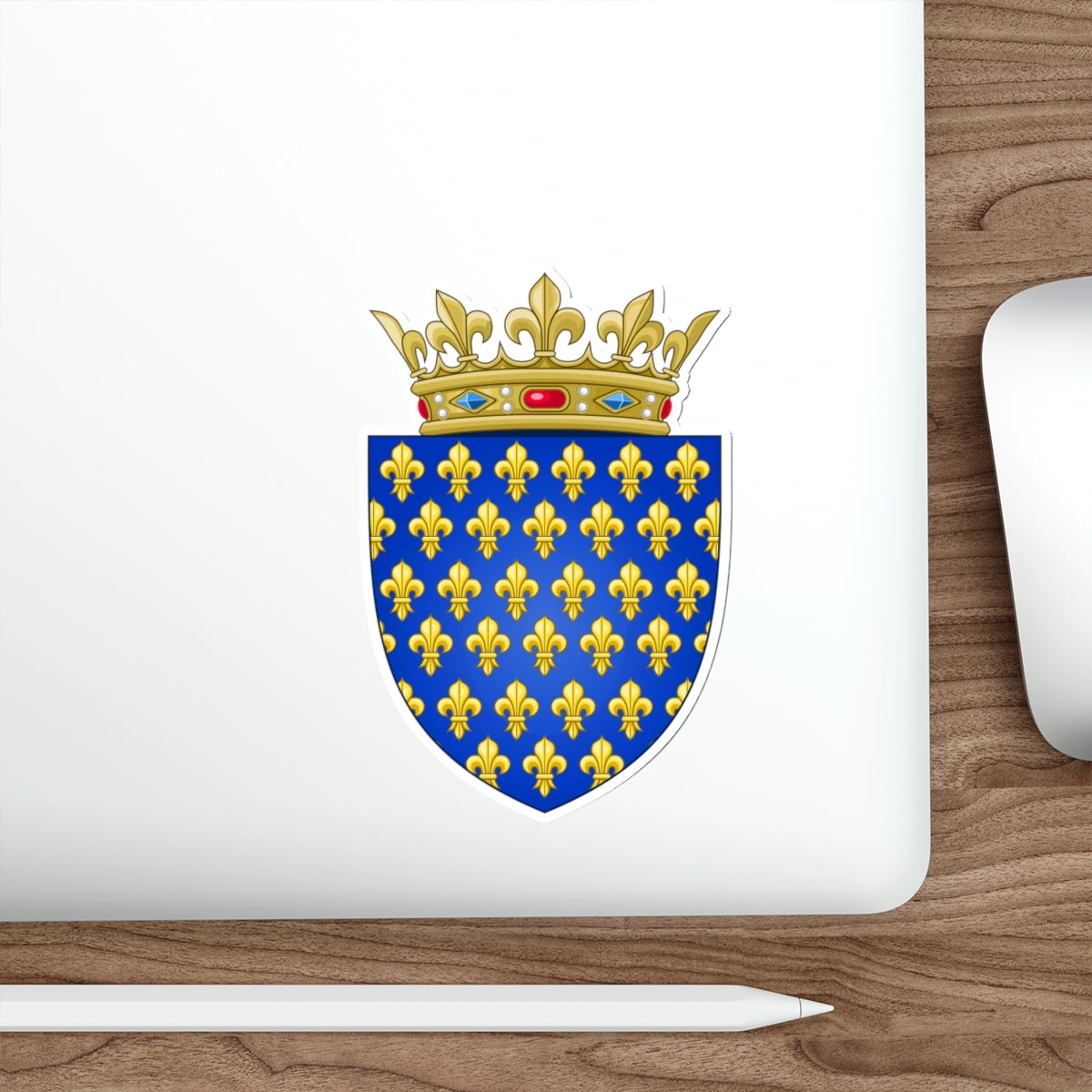 Arms of the Kingdom of France STICKER Vinyl Die-Cut Decal-The Sticker Space