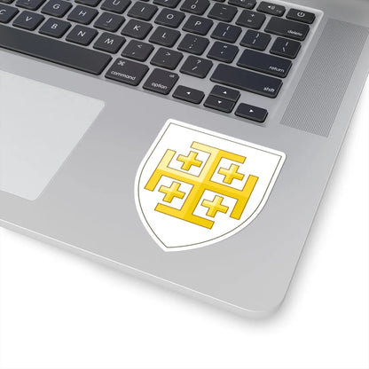 Arms of the Kingdom of Jerusalem (Spain) (Coat of Arms) STICKER Vinyl Kiss-Cut Decal - The Sticker Space