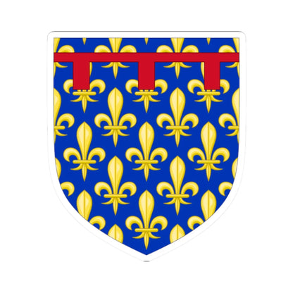 Arms of the Kingdom of Naples (Spain) (Coat of Arms) STICKER Vinyl Kiss-Cut Decal 2 Inch White - The Sticker Space