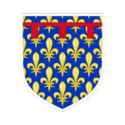 Arms of the Kingdom of Naples (Spain) (Coat of Arms) STICKER Vinyl Kiss-Cut Decal 4 Inch White - The Sticker Space