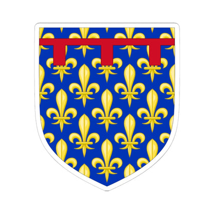 Arms of the Kingdom of Naples (Spain) (Coat of Arms) STICKER Vinyl Kiss-Cut Decal 6 Inch White - The Sticker Space