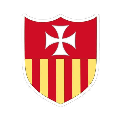 Arms of the Mercedarians Version without Crest (Spain) (Coat of Arms) STICKER Vinyl Kiss-Cut Decal 6 Inch White - The Sticker Space