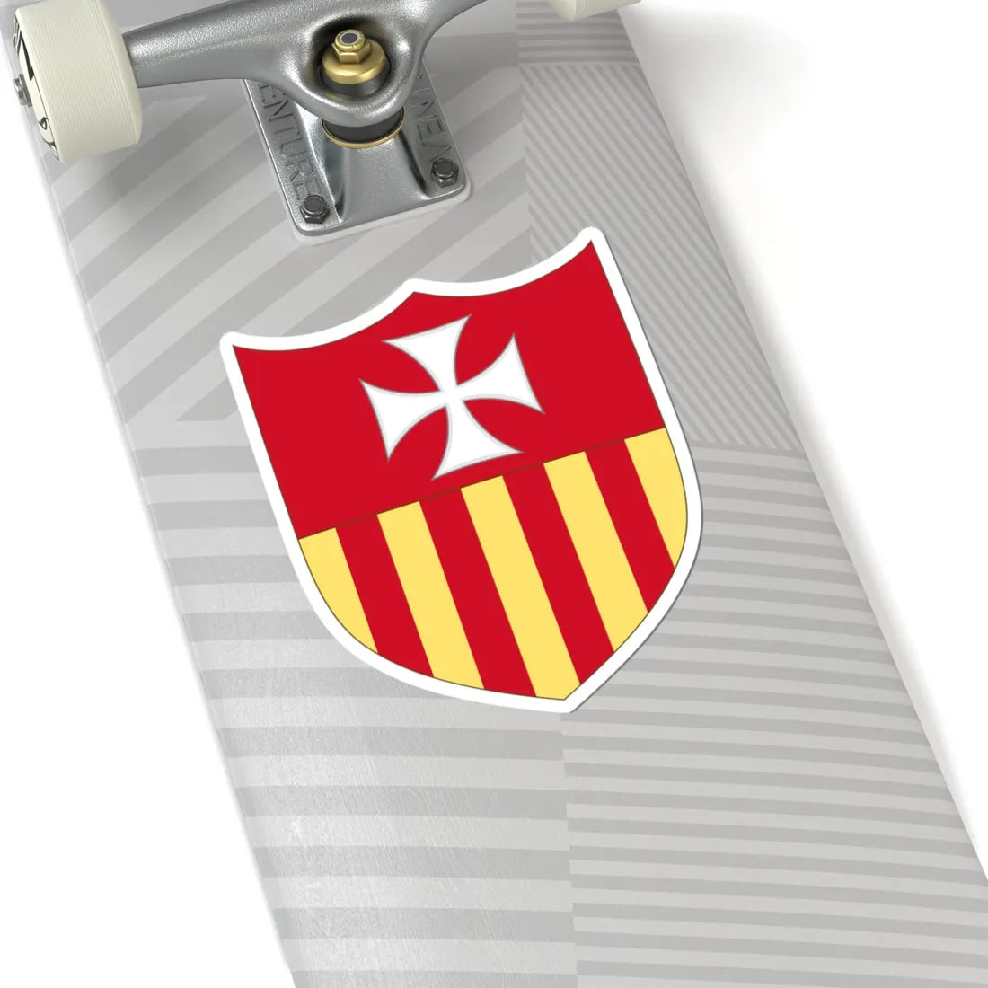 Arms of the Mercedarians Version without Crest (Spain) (Coat of Arms) STICKER Vinyl Kiss-Cut Decal - The Sticker Space