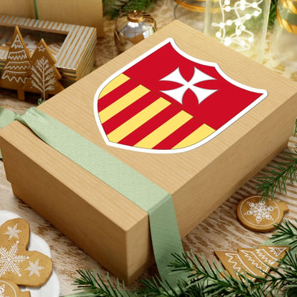 Arms of the Mercedarians Version without Crest (Spain) (Coat of Arms) STICKER Vinyl Kiss-Cut Decal - The Sticker Space