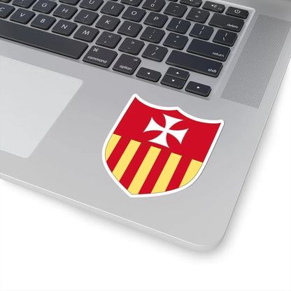 Arms of the Mercedarians Version without Crest (Spain) (Coat of Arms) STICKER Vinyl Kiss-Cut Decal - The Sticker Space